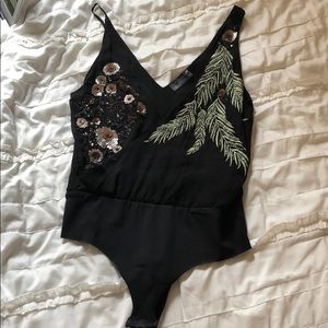 Zara Embellished Body Suit